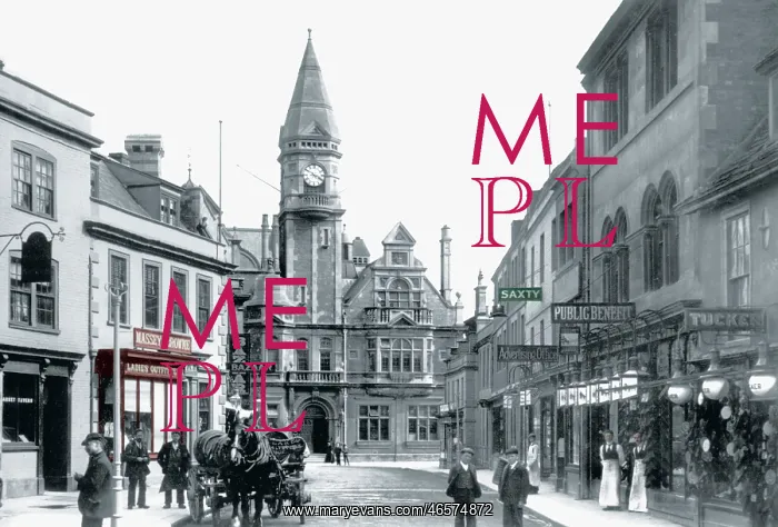  : Trowbridge, Fore Street and Town Hall 1900