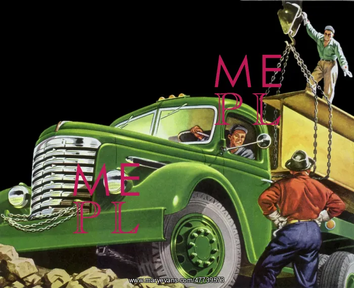 : Truck with Heavy Load : Truck with Heavy Load