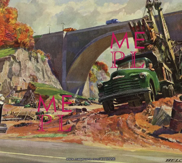  : Trucks at Construction Site