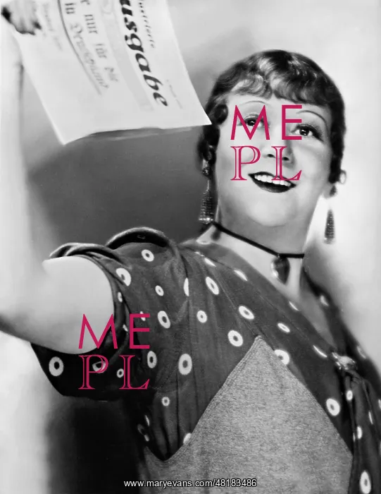 : Trude Hesterberg in A Blond Dream, 1936 : Trude Hesterberg in A Blond Dream, 1936