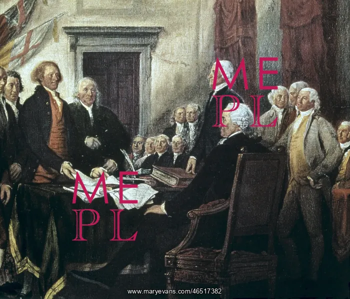 : TRUMBULL, John (1756-1843). Declaration of Independence : TRUMBULL, John (1756-1843). Declaration of Independence