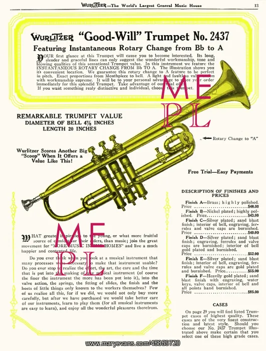  : TRUMPET (WURLITZER)