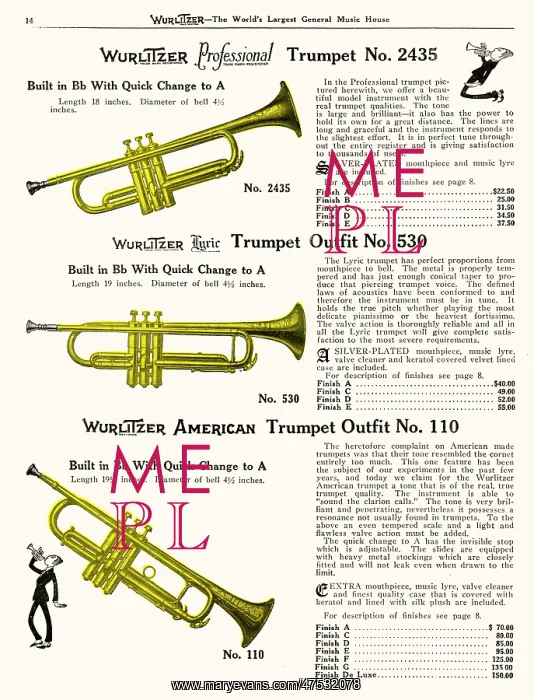 : Trumpet, Wurlitzer : Trumpet, Wurlitzer