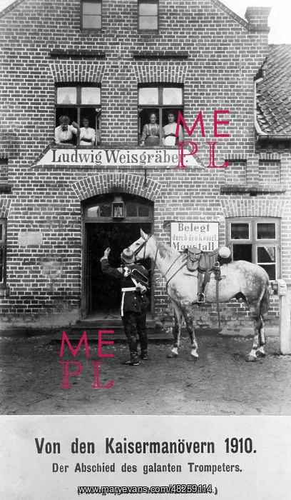 : Trumpeter of the Imperial Manoeuvre, 1910 : Trumpeter of the Imperial Manoeuvre, 1910