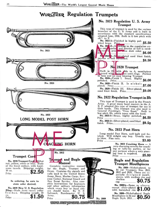  : Trumpets, Wurlitzer