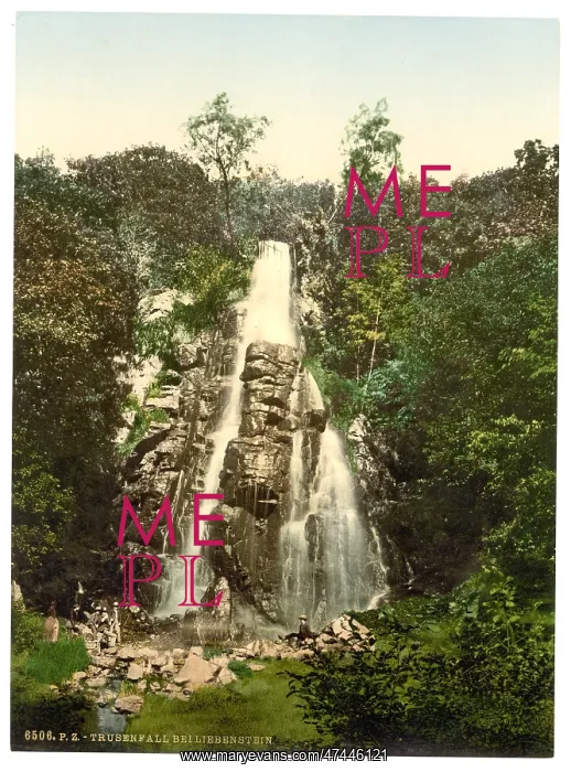 : Trusenfall, near Liebenstein (i.e. Bad Liebenstein), Thurin : Trusenfall, near Liebenstein (i.e. Bad Liebenstein), Thurin