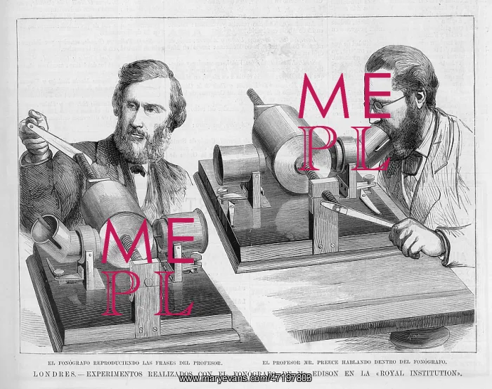 : TRYING THE PHONOGRAPH : TRYING THE PHONOGRAPH