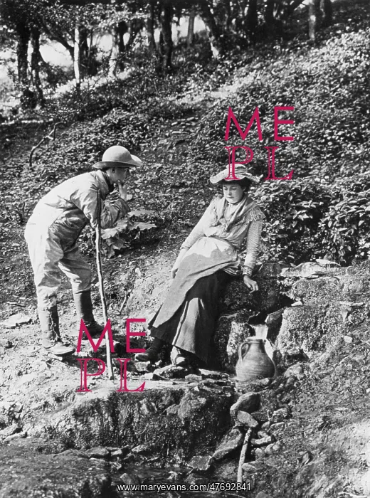  : A tryst at the spring, 1890s