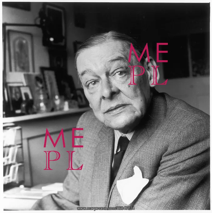 : Ts Eliot - Ida Kar portrait : Ts Eliot - Ida Kar portrait