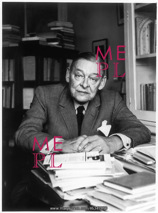 : Ts Eliot - Ida Kar portrait : Ts Eliot - Ida Kar portrait