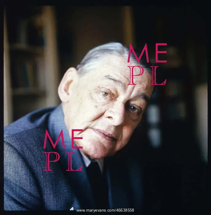 : Ts Eliot - Ida Kar portrait : Ts Eliot - Ida Kar portrait