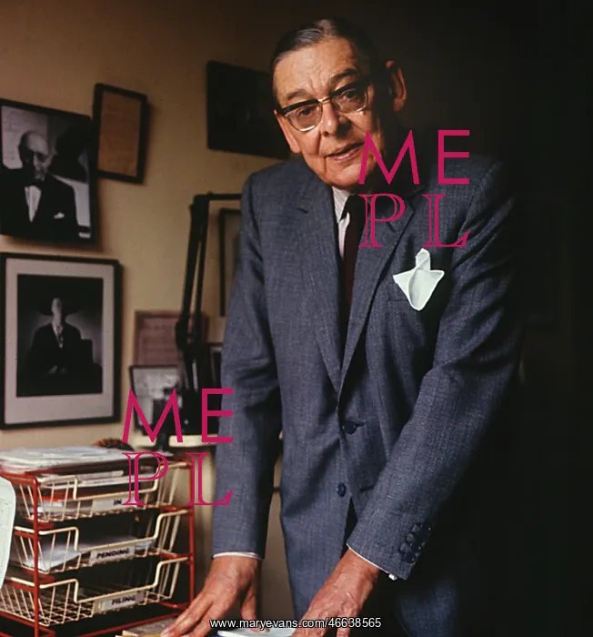 : Ts Eliot - Ida Kar portrait : Ts Eliot - Ida Kar portrait