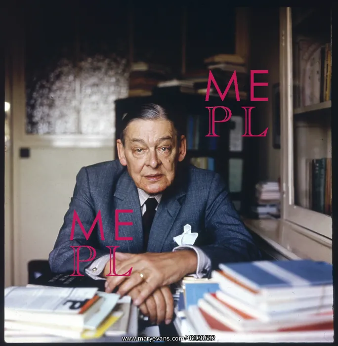 : Ts Eliot - Ida Kar portrait : Ts Eliot - Ida Kar portrait