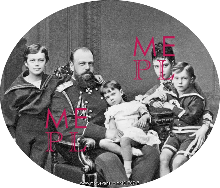 : Tsar Alexander III and family : Tsar Alexander III and family