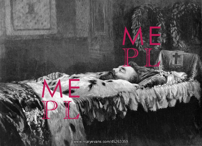 : Tsar Alexander III of Russia, lying in state : Tsar Alexander III of Russia, lying in state