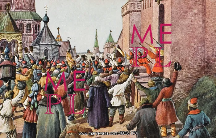 : Tsar Mikhail Feodorovich enters the Kremlin : Tsar Mikhail Feodorovich enters the Kremlin