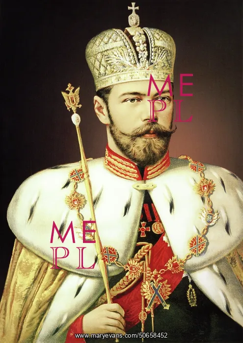 : Tsar Nicholas II, Coronation, 1894 : Tsar Nicholas II, Coronation, 1894
