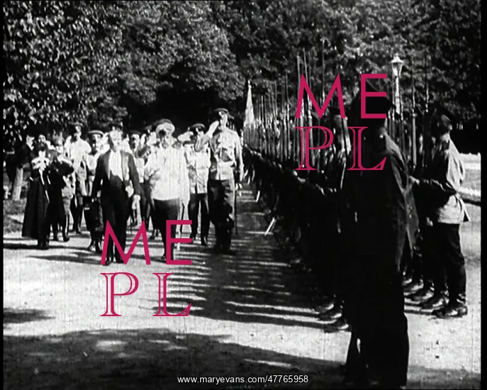 : Tsar Nicholas II Inspecting Troops in the Russian : Tsar Nicholas II Inspecting Troops in the Russian