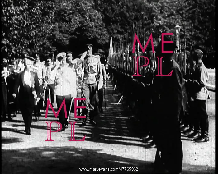 : Tsar Nicholas II Inspecting Troops in the Russian : Tsar Nicholas II Inspecting Troops in the Russian