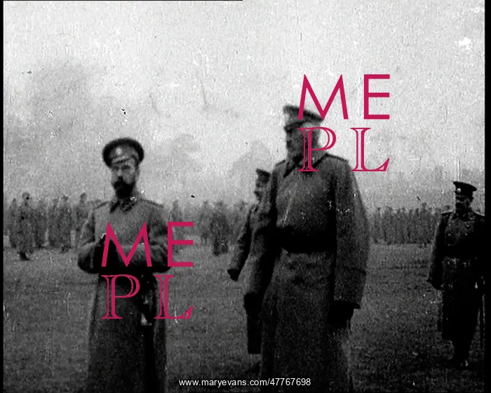 : Tsar Nicholas II Walking and Talking With Grand : Tsar Nicholas II Walking and Talking With Grand
