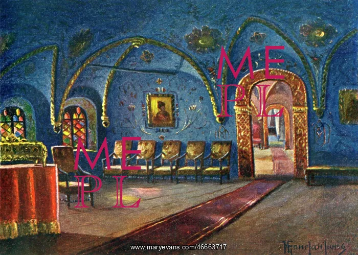 : Tsar's Reception Room, Terem Palace, Moscow, Russia : Tsar's Reception Room, Terem Palace, Moscow, Russia