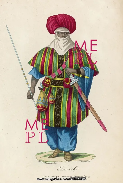 : A Tuarick or Tuareg : A Tuarick or Tuareg