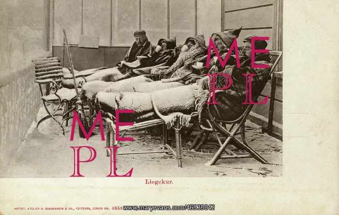 : Tuberculosis Sufferers - Davos, Switzerland : Tuberculosis Sufferers - Davos, Switzerland