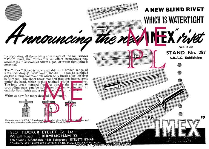 : Tucker Pop Rivets - Tucker IMEX Rivets : Tucker Pop Rivets - Tucker IMEX Rivets