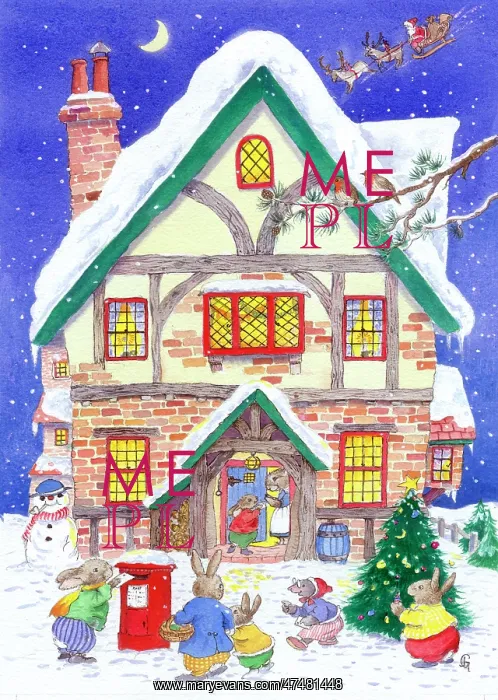 : Tudor Farmhouse Advent Calendar : Tudor Farmhouse Advent Calendar