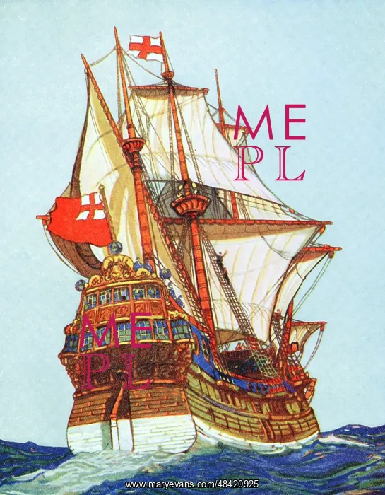 : Tudor ships of the type used by privateers and : Tudor ships of the type used by privateers and