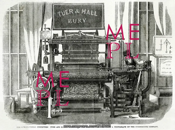 : TUER'S CARPET LOOM 1862 : TUER'S CARPET LOOM 1862
