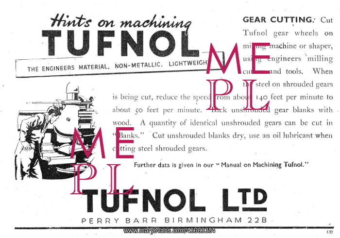 : Tufnol Laminated Plastic Products : Tufnol Laminated Plastic Products