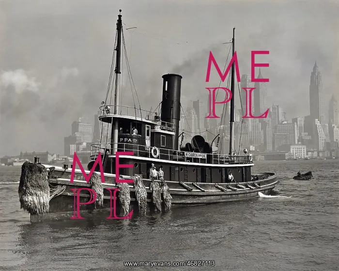 : tugboats - waterfronts - skyline - NYC : tugboats - waterfronts - skyline - NYC