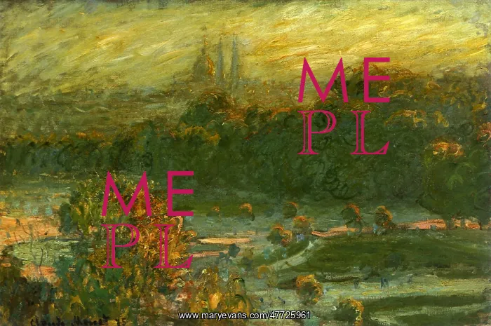 : The Tuileries, by Monet
