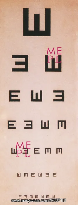: Tumbling E Eye Chart : Tumbling E Eye Chart