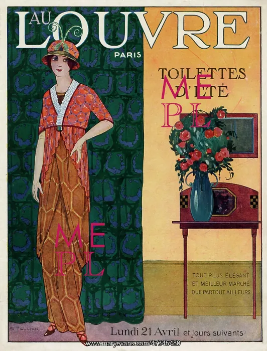 : Tunic dress circa 1912 : Tunic dress circa 1912