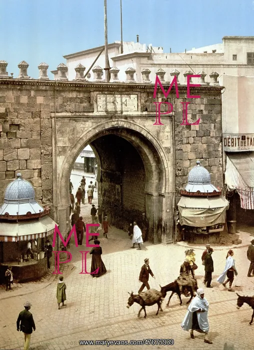 : Tunis, Bab el Bhar, 1899 : Tunis, Bab el Bhar, 1899