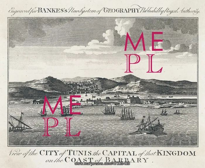 : TUNIS CIRCA 1780 : TUNIS CIRCA 1780