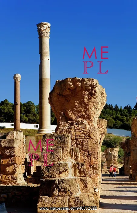 : Tunisia. Carthage. The Baths of Antoninus Pius : Tunisia. Carthage. The Baths of Antoninus Pius