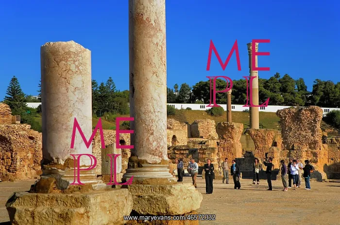 : Tunisia. Carthage. The Baths of Antoninus Pius : Tunisia. Carthage. The Baths of Antoninus Pius