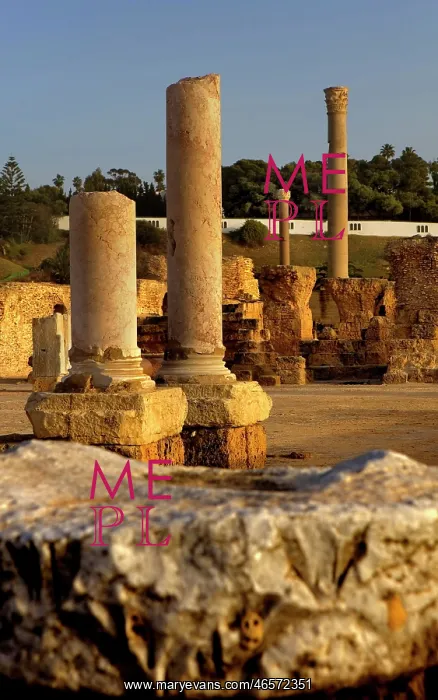 : Tunisia. Carthage. The Baths of Antoninus Pius : Tunisia. Carthage. The Baths of Antoninus Pius