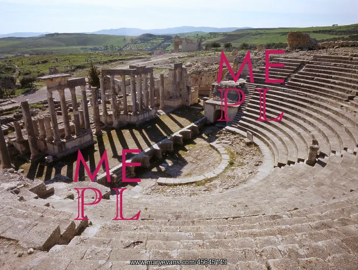 : TUNISIA / DOUGGA / THEATRE : TUNISIA / DOUGGA / THEATRE