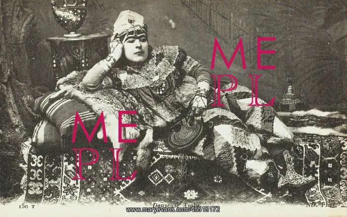 : Tunisia - A transvestite arab dancer reclining : Tunisia - A transvestite arab dancer reclining