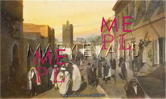 : TUNISIAN STREET SCENE : TUNISIAN STREET SCENE