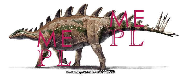: Tuojiangosaurus multispinus dinosaur from Shishugou, China : Tuojiangosaurus multispinus dinosaur from Shishugou, China