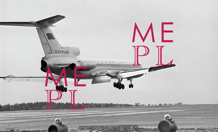: Tupolev Tu-154 aircraft, 1971 : Tupolev Tu-154 aircraft, 1971