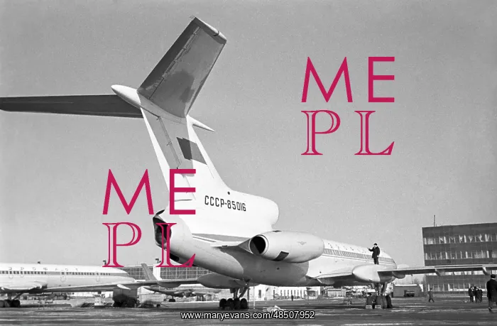 : Tupolev Tu-154 aircraft, 1971 : Tupolev Tu-154 aircraft, 1971