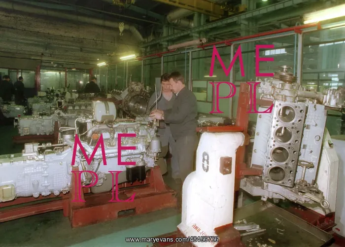 : Turbocharger engines being assembled at KamAZ : Turbocharger engines being assembled at KamAZ