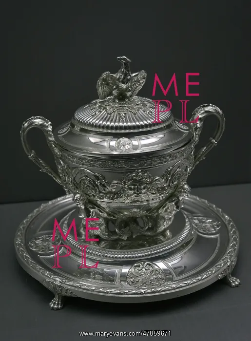 : Tureen and stand by Jacques-Charles Mongenot : Tureen and stand by Jacques-Charles Mongenot