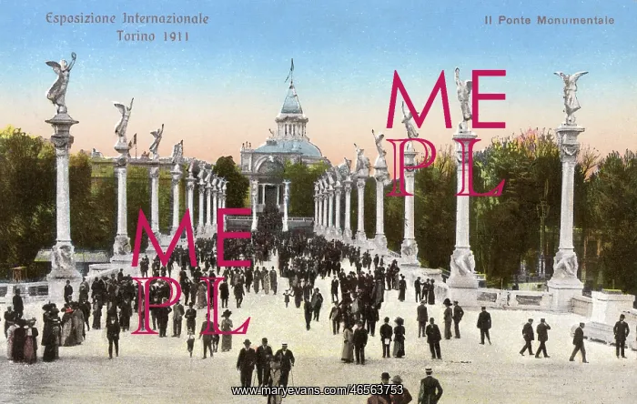 : The Turin Exposition of 1911 - The Monumental Bridge : The Turin Exposition of 1911 - The Monumental Bridge